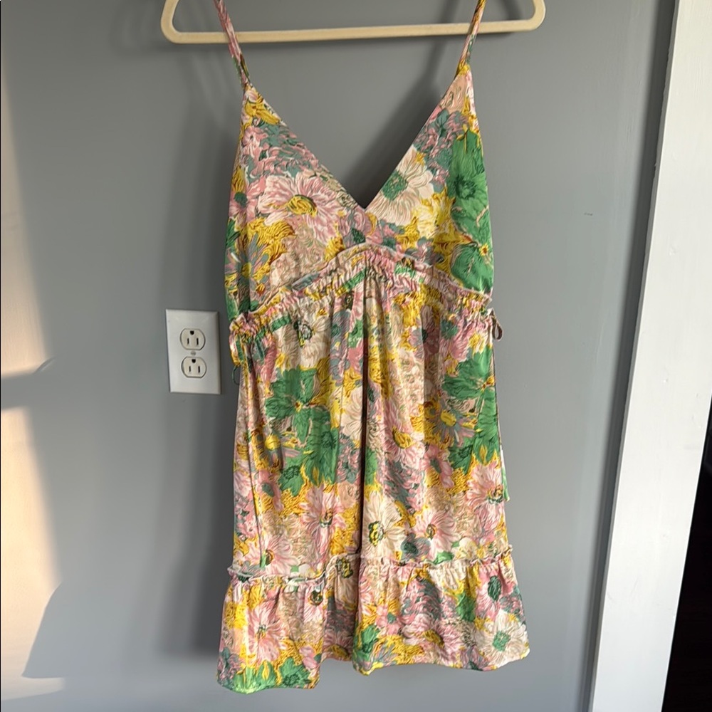 Floral Spaghetti Strap Dress